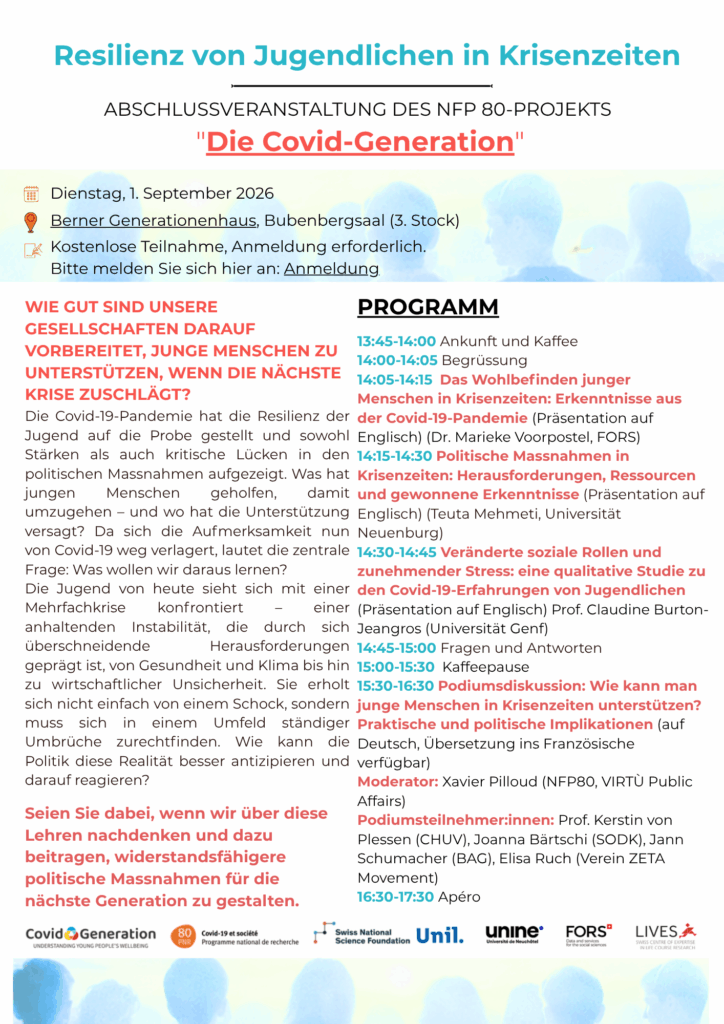 Youth resilience in times of crisis de